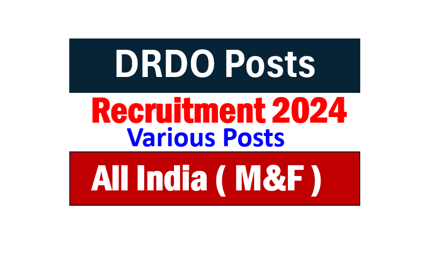 DRDO Apprentice 10th Pass Recruitment 2024-Apply Online